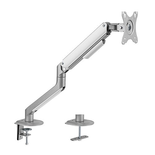 Brateck Single Monitor Economical Spring-Assisted Monitor Arm Fit Most 17'-32' Monitors, Up to 9kg per screen VESA 75x75/100x100 Matte Grey Brateck Single Monitor Economical Spring-Assisted Monitor Arm Fit Most 17'-32' Monitors, Up to 9kg per screen VESA 75x75/100x100 Matte Grey